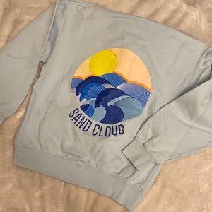 Sand cloud hoodie with graphic